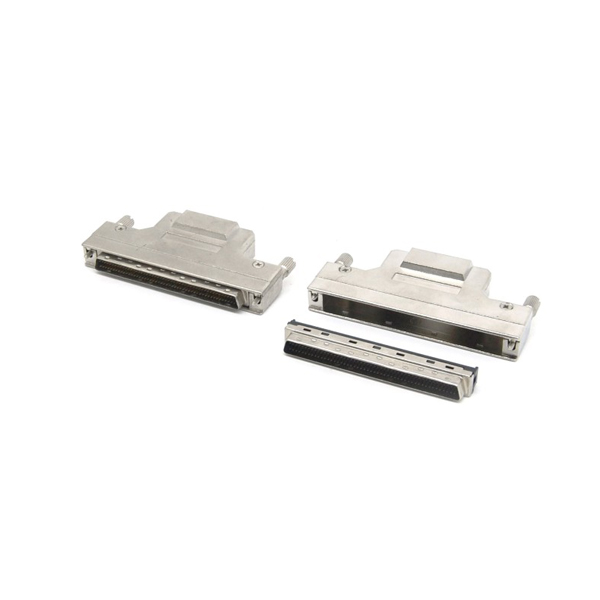 SCSI DB 100 פינים זכר הלחמה מחבר עם בורג