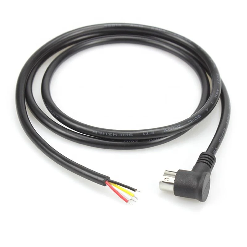 90 degree elbow Mini Din 4 pin S reduce video Cable