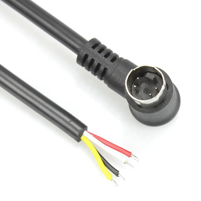 S reduce video Mini DIN 4 Pin To Open End Cable