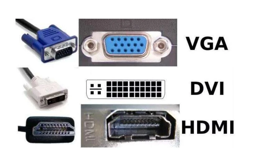 השוואה בין ממשק VGA לבין ממשק DVI