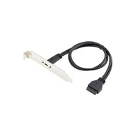 הרכבה בלוח USB מסוג C ל- 20 פינים כבל לוח אם