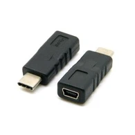 USB 3.1 סוג C זכר ל USB2.0 מיני B מתאם נקבה