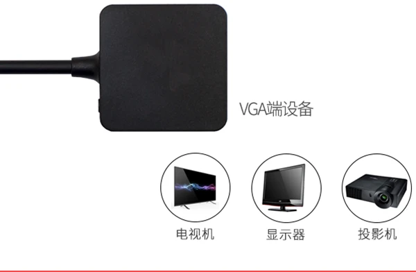 הפעל VGA לכבל ממיר HDMI