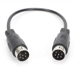 6 פינים דין זכר לדין כבל טורי 6 פינים זכר