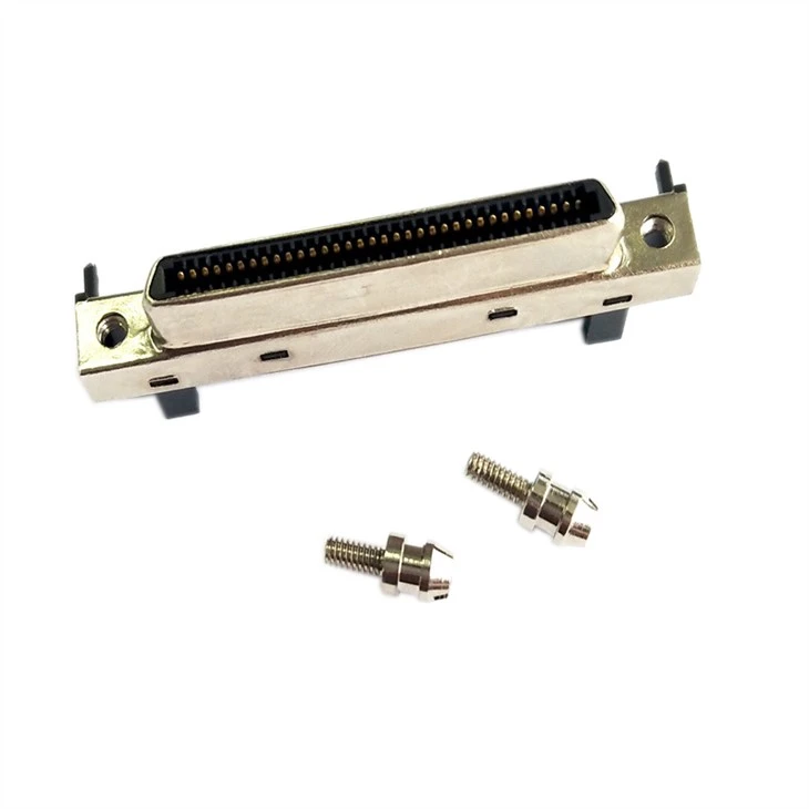 Right Angle VHDCI 68 Female Connector